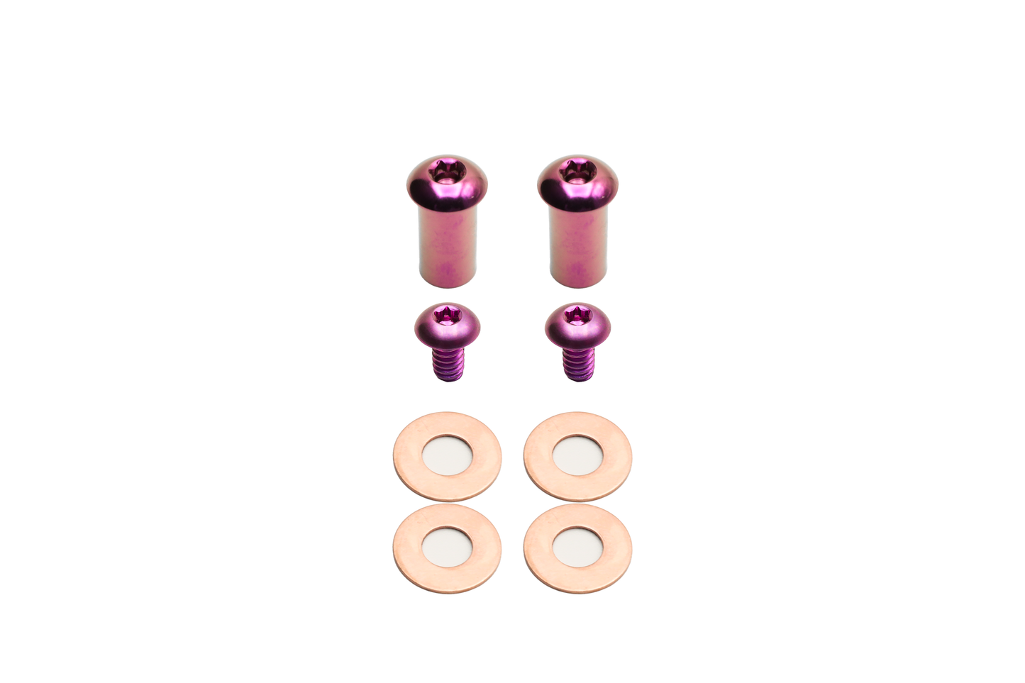 Ti-magenta Small Washer Hardware Kit