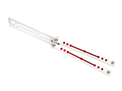 Winter Red Nautilus Butterfly Knife Trainer